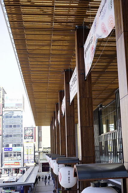 α７で撮影：長野駅ビル１