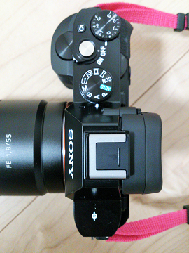 α7の上から見た画像